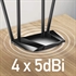 Picture of LTE Router Dual Band 4G WiFi Router 150Mbps LTE Download 300Mbps WiFi SIM Card Slot for Any Operator FDD 64MB RAM PPTP L2TP-VPN