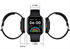 Изображение 1,54-дюймовые умные часы для мужчин и женщин с сенсорным цветным экраном, фитнес-трекер, пульсометр, артериальное давление, спортивные умные часы