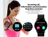 Image de Smartwatch Blood Pressure Monitor 1.22 Inch IPS Screen IP67 Water Resistant Heart Rate Sleep Tracker Silicon Strap