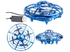 Self-flying 3D quadrocopter UFO vertical horizontal sensors の画像