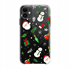 Изображение Crystal Clear Xmas Christmas Winter Design TPU Protective Case Cover for iPhone 12 and 12 Pro