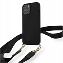 Picture of TPU Silicone Phone case with Necklace Lanyard for iPhone 12 and 12 Pro