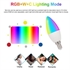 5W WIFI LED E14 Smart WLAN Lamp C37 RGB Replaces 40W 470Lm LED Smart Bulb Controllable via Tuya Smart Life APP