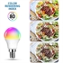 6W WIFI E14 Smart WLAN LED Lamp, G45 RGB Bulb Replaces 40W, Smart LED Bulb, Controllable via Tuya Smart Life APP, Pack の画像