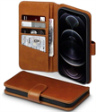 Изображение Leather Folio Flip Cover Case for iPhone 12 Mini
