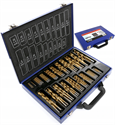 Image de 170 Piece HSS-TIN Metal Titanium Drills Tool