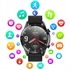 Smart Watch with Sleep Monitor, ECG Measurement, Heart Rate Monitor, Pressure Gauge, Blood Oxygenation Measurement の画像