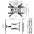 Swivel Mount for 32 '- 55' LCD LED TV