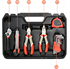 60 Piece Tool Kit Wrenches Screwdrivers Bits