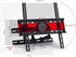 Universal Holder HANGER MOUNT Adjustable Swivel TV Mount for 20 - 65 ''TVs with the VESA Max Standard - 400x400mm