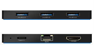 Image de 5 in 1 Multi-functional Type-C HUB High Speed USB Por Hub Type C Hub Adapter