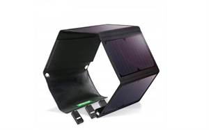 Solar Panel Phone Charger 28W USB Solar Panel の画像