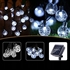 30 LED SOLAR GARDEN LIGHTS BALLS 6.5M の画像