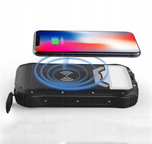 Image de Power Bank Solar Qi Wireless Charger 26800mAh Large Capacity 26W