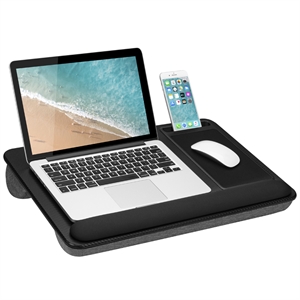 Picture of Home Office Pro Laptop Desk with Wrist Rest Mouse Pad and Phone Holder