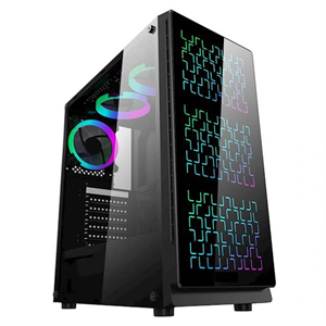 Tempered Glass USB 3.0 Gaming PC Computer Case