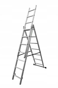 Multifunctional Ladder Industructrial Ladder Aluminum 3x7  の画像