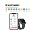 Image de Multifunctional Smart Watch Sports Tracker IP68 Waterproof DIY screen fitness tracker and music controlled sleep tracker