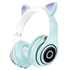 Image de Wireless Bluetooth LED Headphones Cat Ears Long Standby Time Headset with Built-in Microphone