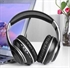 Adjustable Headset LED RGB Wireless Bluetooth MP3 Radio FM Headphones IPX9 Waterproof with Built-in Microphone の画像