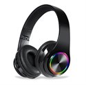 Over-ear Wireless LED Bluetooth Headphones with Built-in Mcrophones