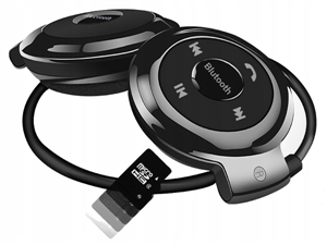 Изображение Наушники с Bluetooth спортивным радио FM SD со встроенным микрофоном