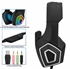 Stereo Bass Gaming Headset for PS4 Slim Pro PC with Mic RGB Colorful Wired Headset の画像