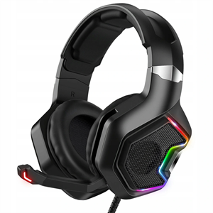 Image de 7.1 Surround Sound Noise Canceling Gaming Headset with Microphone RGB LED Light for PS4 PC Switch