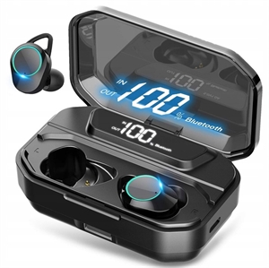 Picture of IPX6 Waterproof Headphones In-ear BT Wireless Headphones 3300mAh Powerbank