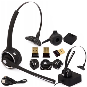 Image de Call Center Wireless Headphones with Microphone