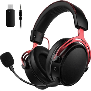 Gaming Headset 2.4GHz Wireless Headphones 3.5mm Wired Headphones with Mic Noise Canceling For PC Gamer For PS4 Xbox One の画像