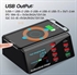 Picture of 100W Smart Digital Display Wireless Charger 8 USB 3.0 Hub PD Fast Adapter