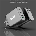 Изображение GaN 130W 200W USB-C Wall Charger 4 Port PD Fast Charging Power Adapter