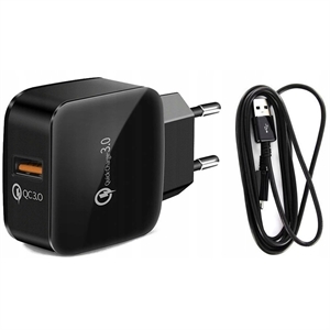 Изображение Quick Charge 3.0 USB Charger with Micro USB Charging Cable