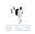 Picture of 3 in 1 Car Charger with FM Transmitter Bluetooth Headset