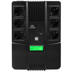 Picture of UPS Power 600VA 360W with LCD display Uninterruptible Power Supply