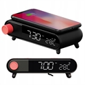 Clock Alarm Clock Fast 10W QI Wireless Charger