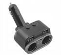 Image de Dual Car Sockets Cigarette Lighter with 2 Port USB 2.4A PD Car Charger