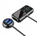 Car Transmitter FM radio adapter Dual USB Charging Port Hands Free Call の画像