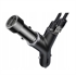 Y Type Dual USB Cigarette Lighter Extended Car Charger の画像