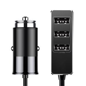 Car Charger with Hub 4 Port USB