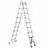 2 Sided telescopic ladder 5.60m 2x9