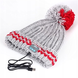 Bluetooth hat with microphone and headphones 