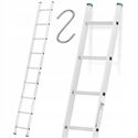 Leaning Aluminum Ladder 1x9 - 2.56m