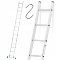 Ladder 1x14 Adjustable Aluminum Ladder - 3.98m の画像