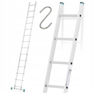 Ladder 1x14 Adjustable Aluminum Ladder - 3.98m