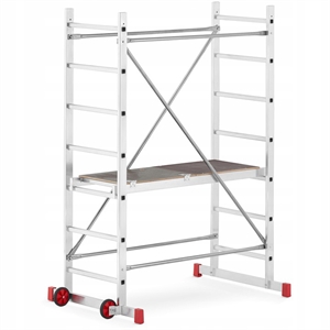 Image de Aluminum Mobile Scaffolding 3.00m + Rollers