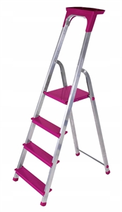 Ladder Aluminum Ladder 4 Steps 150 kg