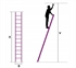 Image de Industrial Ladder Adjustable Aluminum Ladder 1X10 150KG