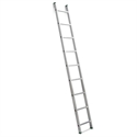 Folding aluminum ladder 1x9 2.56 m Rubber の画像